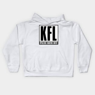 KFL - Dyslexic Ravers Untie Kids Hoodie